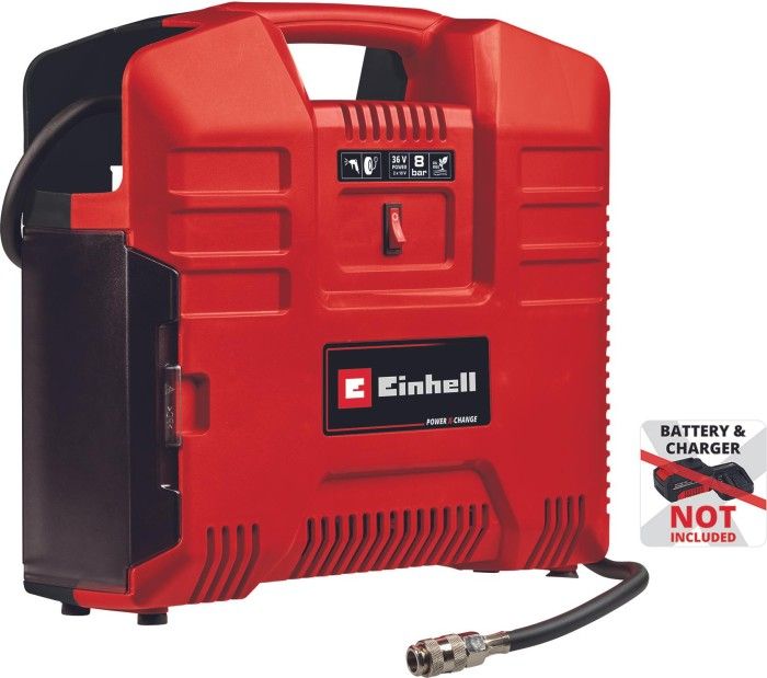Einhell TE-AC 36/8 Li OF Akku-Kompressor-Set solo inkl. Zubehör (4020440)