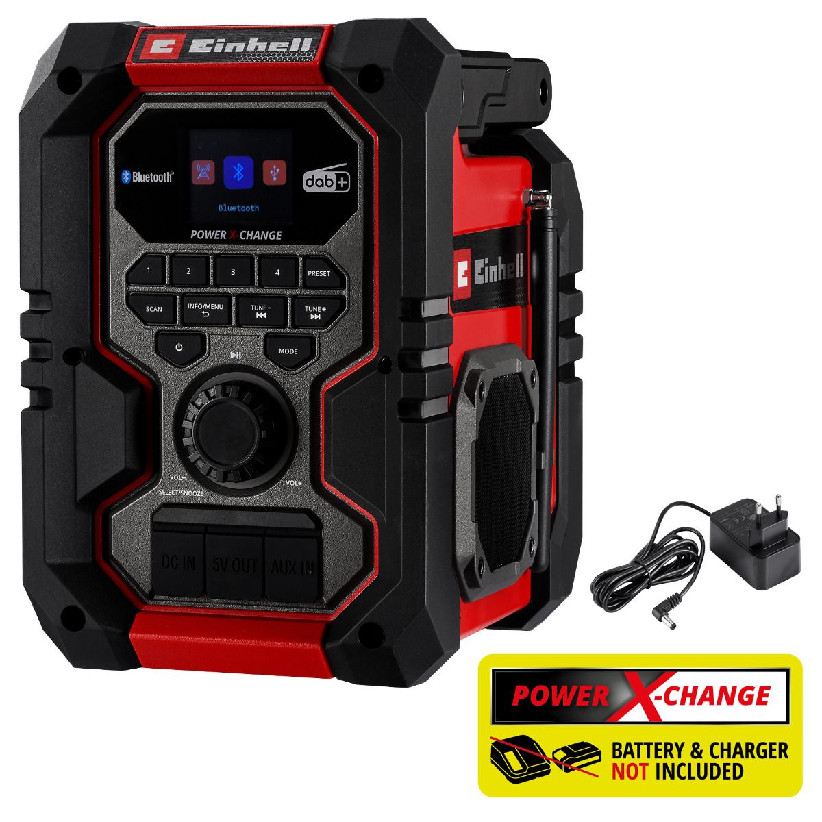 Einhell Akku-Radio TE-CR 18 LI DAB+/FM/BT (3407995)