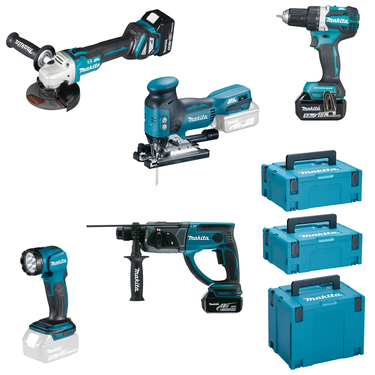Makita Akku-Spezialset LXT DLX5066TJ