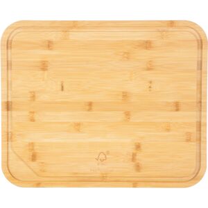 Cozze Pizzabrett aus Bambus 43 cm x 35 cm