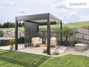Biohort Biohort Pergola 6 m x 3 m Dunkelgrau-Metallic