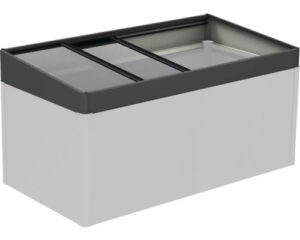 Biohort Frühbeetaufsatz 200x101x23cm dunkelgrau-metallic