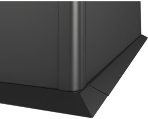 Biohort Mähkante 214x214x6.3cm für Hochbeet dunkelgrau-metallic