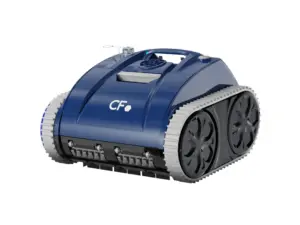 CF Poolroboter CF200CL mit Lithium-Ionen-Akku Blau-Schwarz, automatischer Bodenreiniger Wand und Boden, max. 120m² Poolfläche
