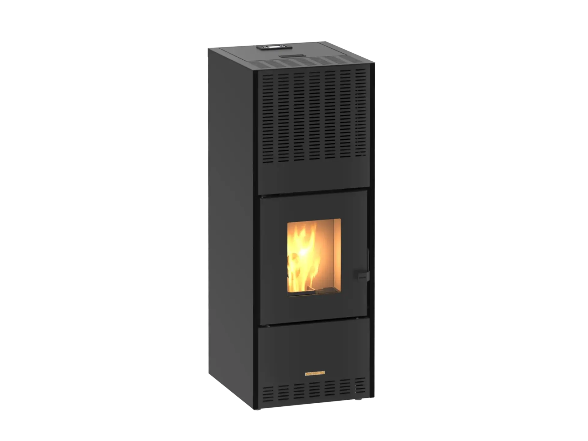 Blaze Pelletofen Leo Metall Schwarz 10 kW – Bild 2