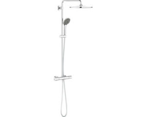Grohe Vitalio Joy System 310 QuickFix Duschsystem mit Thermostatbatterie chrom
