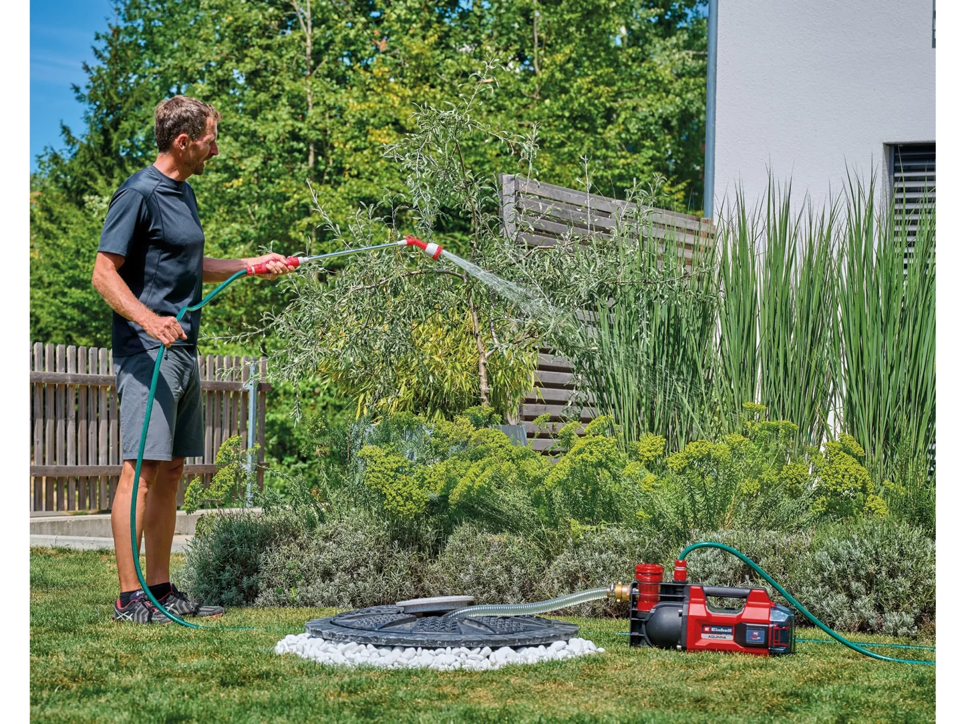 Einhell Expert AQUINNA 36/38 F LED Akku-Gartenpumpe solo – Bild 3
